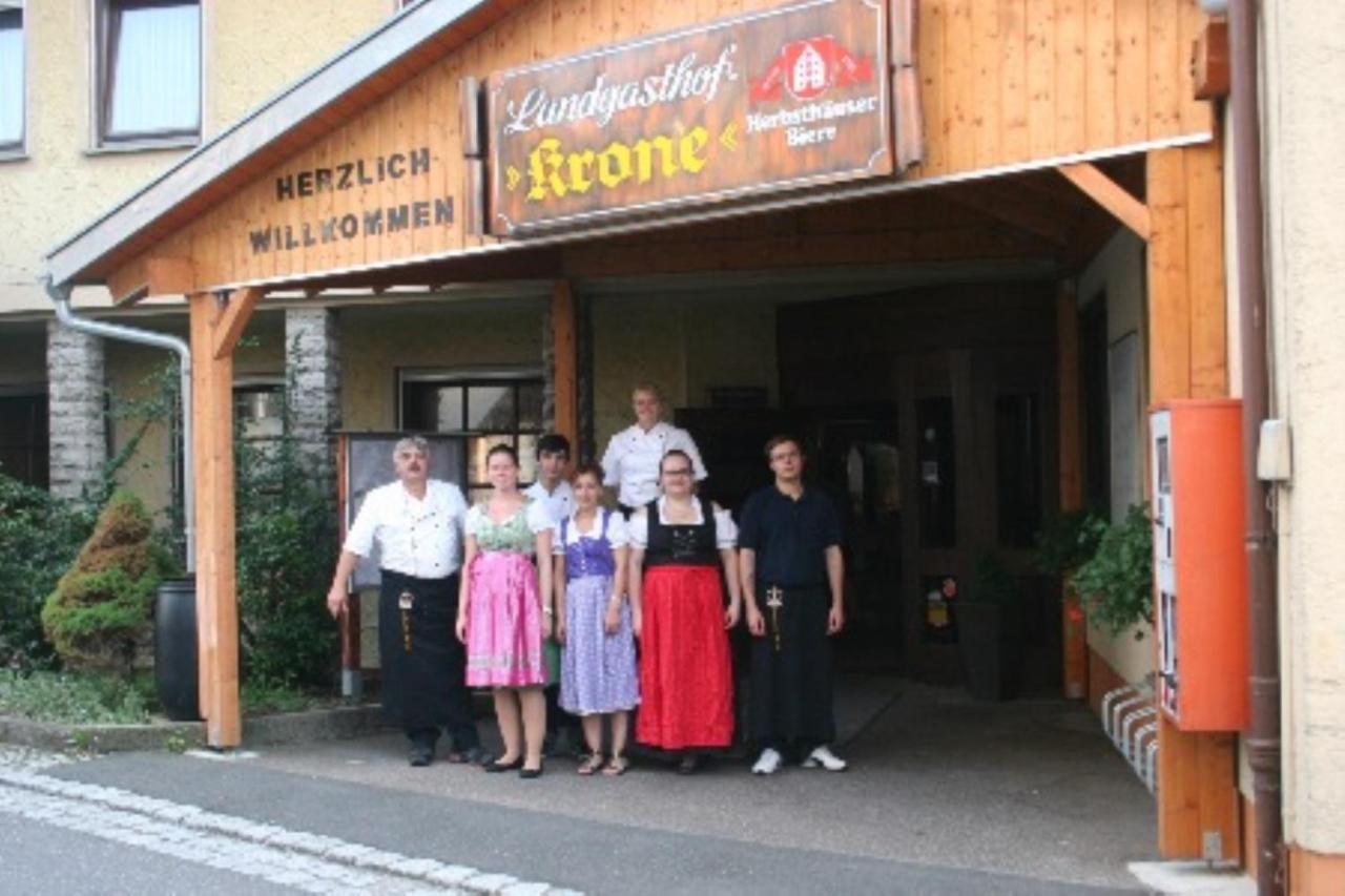 Landgasthof Zur Krone Krautheim Exteriör bild